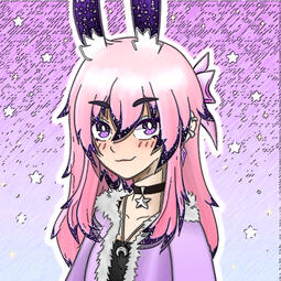stylized portrait of my original character